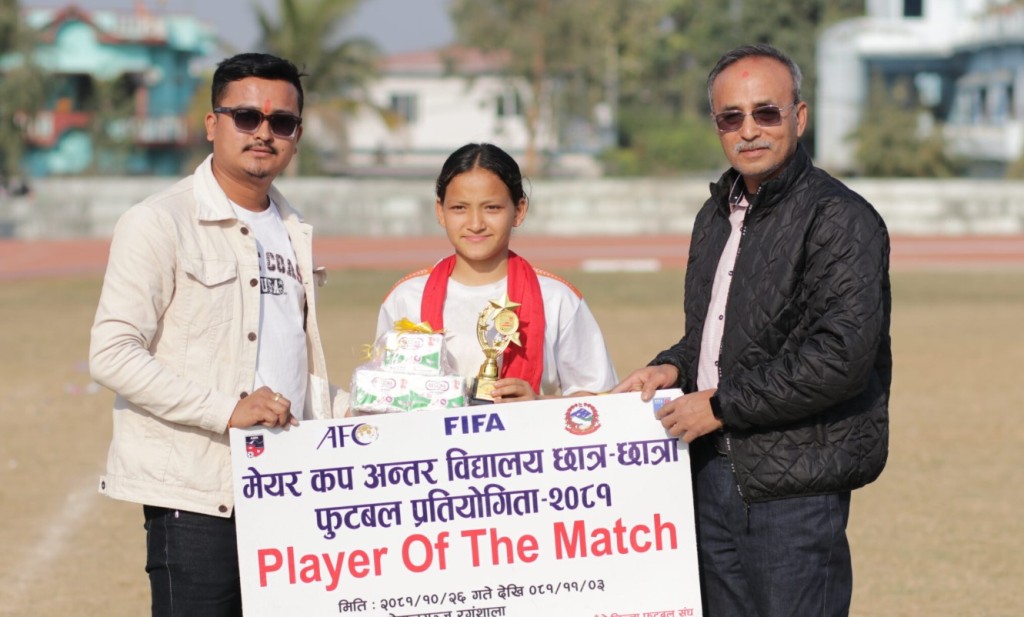 नेपालगन्ज सेन्ट जेभियर्स र आदर्श मावि मेयर कपको फाइनलमा प्रवेश Image