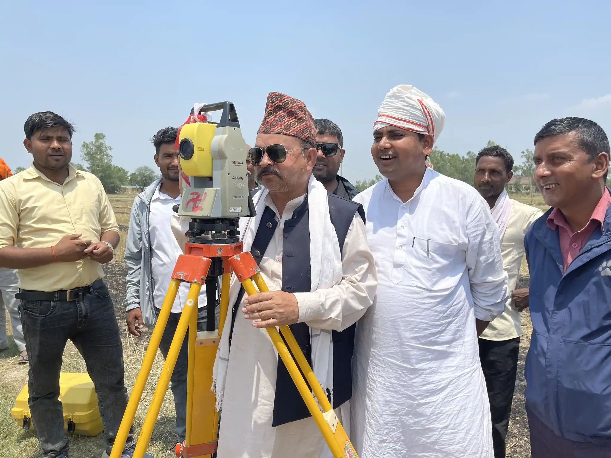 जानकीमा भूमिहीनलाई लालपूर्जा वितरण गर्न जग्गा नापजाँच शुरु Image