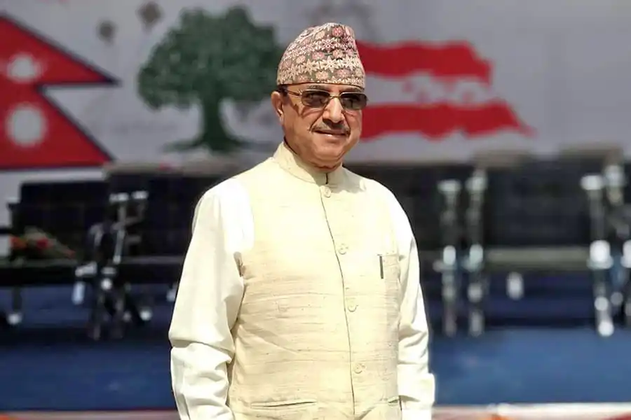 काँग्रेसका पक्षमा मतदान गर्न पूर्णबहादुर खड्काको आह्वान Image