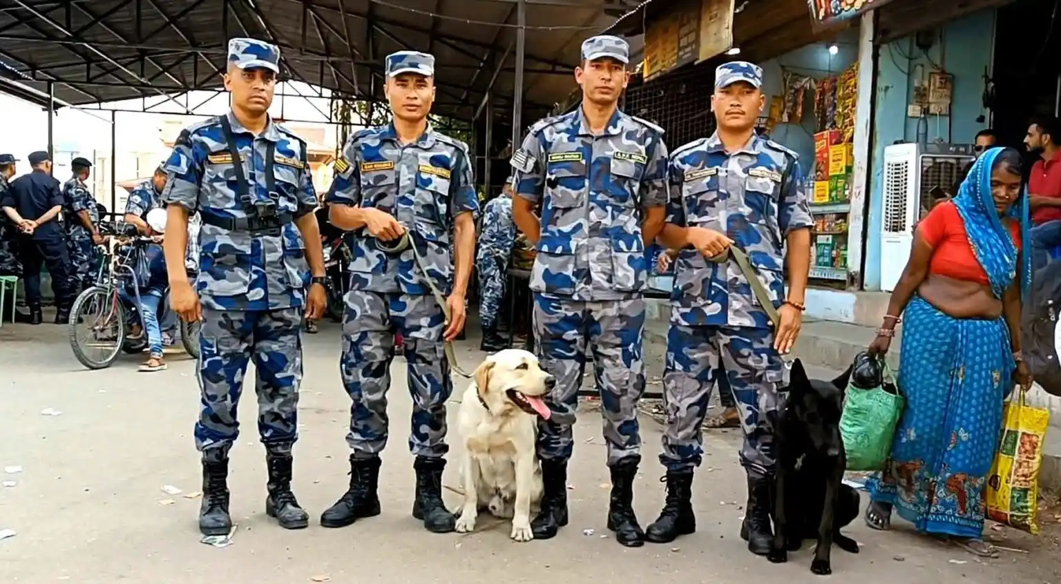 जमुनाह नाकामा सशस्त्र प्रहरीको ‘डग स्नाइफिङ’ Image